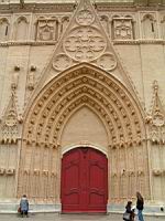 Lyon, Cathedrale Saint Jean, Portail, Porche central (2)